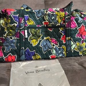 Vera Bradley large duffel Falling Flowers